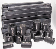 28 PIECE COMBO SET- BOX END WRENCH AND 3/8" DRIVE SOCKET